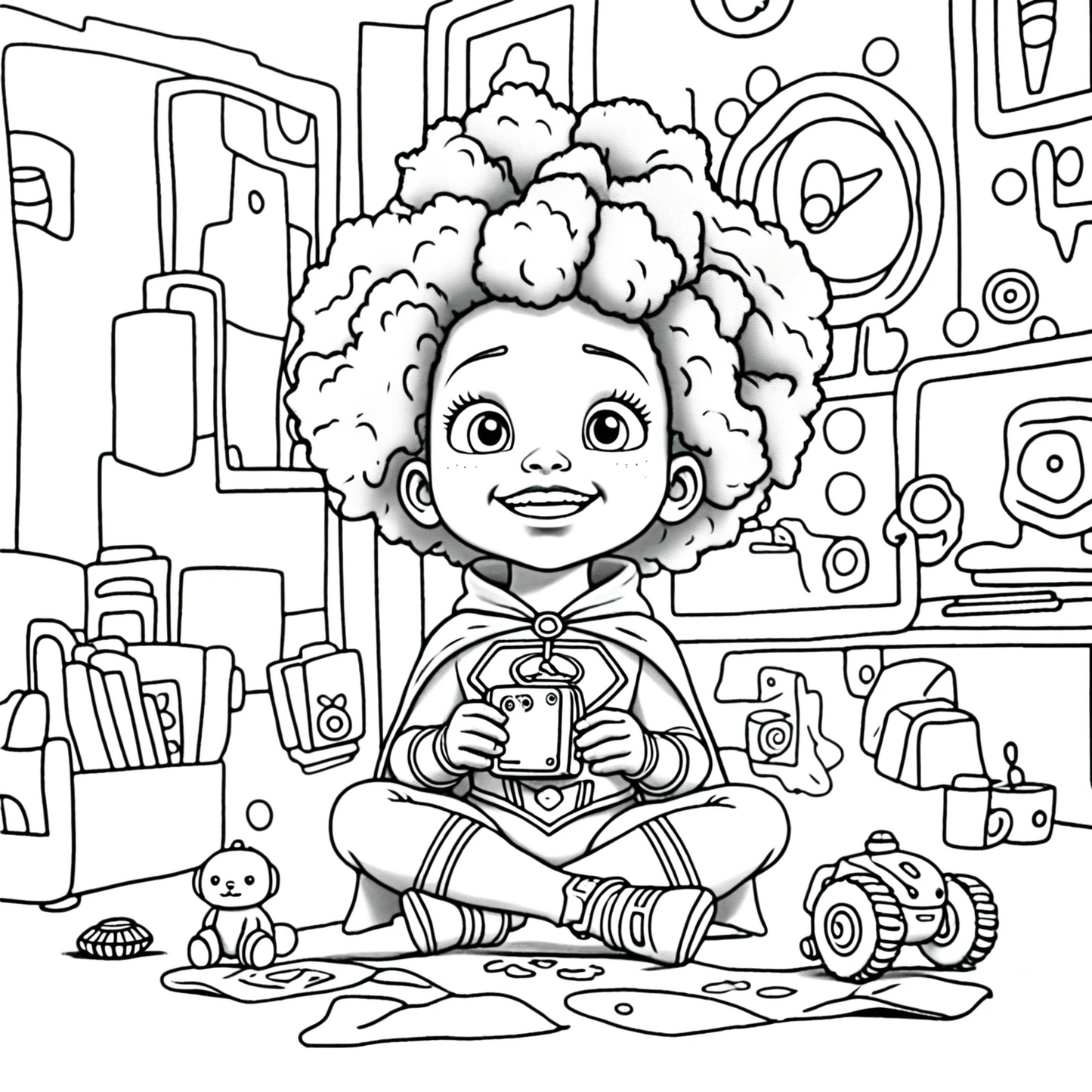 Baby Nyah & Coda Coloring Pages – FREE Printable STEM Fun!