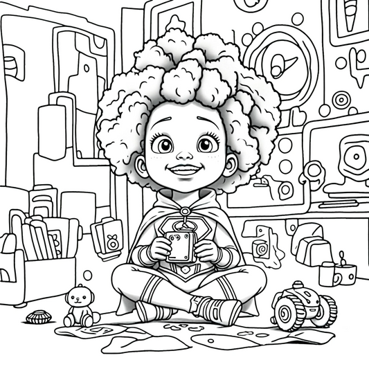 Baby Nyah & Coda Coloring Pages – FREE Printable STEM Fun!