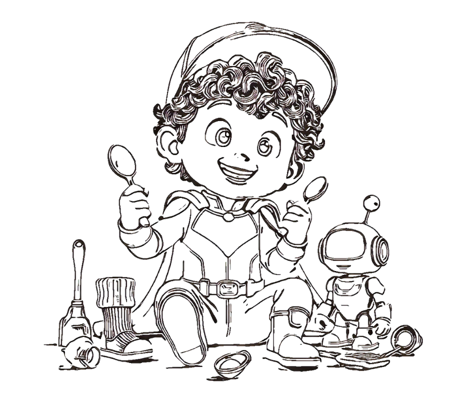 Baby Nyah & Coda Coloring Pages – FREE Printable STEM Fun!